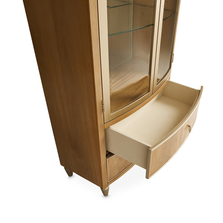 Villa Cherie Caramel Display Cabinet - Ornate Home