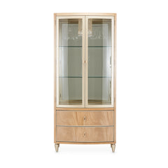 Villa Cherie Caramel Display Cabinet - Ornate Home