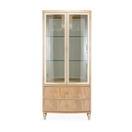 Villa Cherie Caramel Display Cabinet - Ornate Home