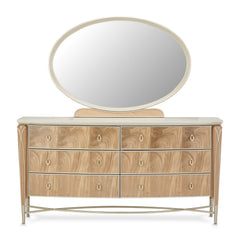 Villa Cherie Caramel Dresser and Mirror - Ornate Home