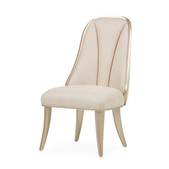 Villa Cherie Caramel/Frosted Linen Dining Side Chair (Set of 2) - Ornate Home