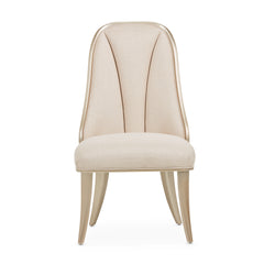 Villa Cherie Caramel/Frosted Linen Dining Side Chair (Set of 2) - Ornate Home