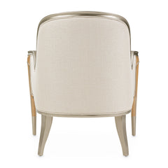 Villa Cherie Caramel/Pearl Accent Chair - Ornate Home
