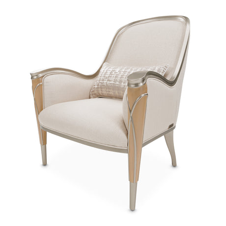 Villa Cherie Caramel/Pearl Accent Chair - Ornate Home