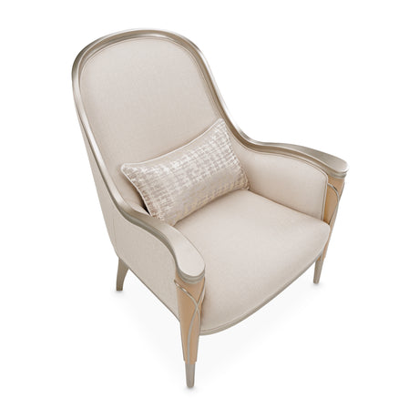 Villa Cherie Caramel/Pearl Accent Chair - Ornate Home