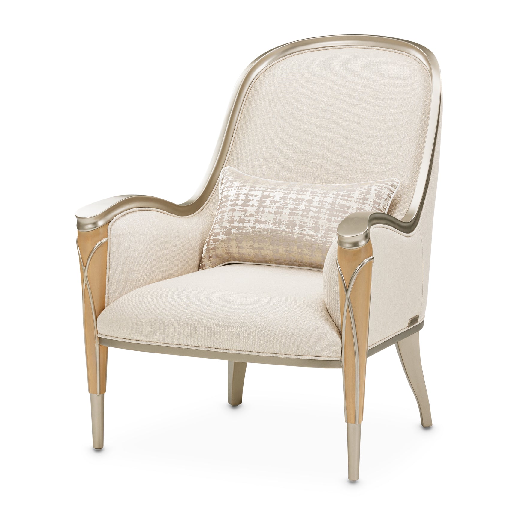 Villa Cherie Caramel/Pearl Accent Chair - Ornate Home
