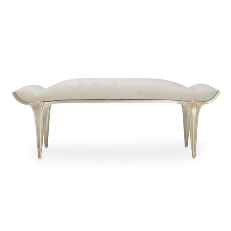 Villa Cherie Caramel/Pearl Bed Bench - Ornate Home