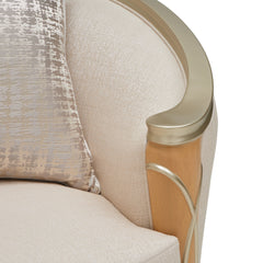 Villa Cherie Caramel/Pearl Loveseat - Ornate Home