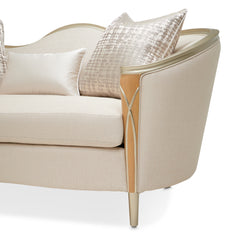 Villa Cherie Caramel/Pearl Loveseat - Ornate Home