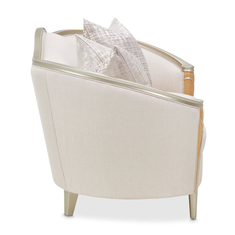 Villa Cherie Caramel/Pearl Loveseat - Ornate Home