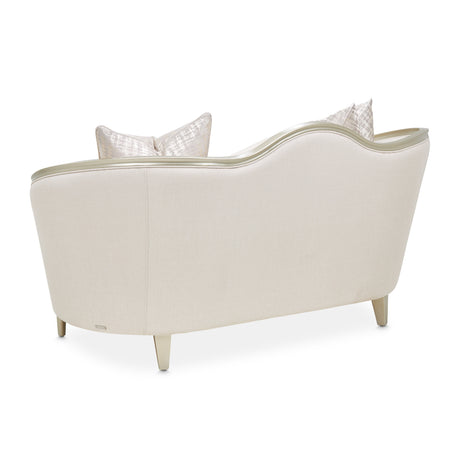 Villa Cherie Caramel/Pearl Loveseat - Ornate Home