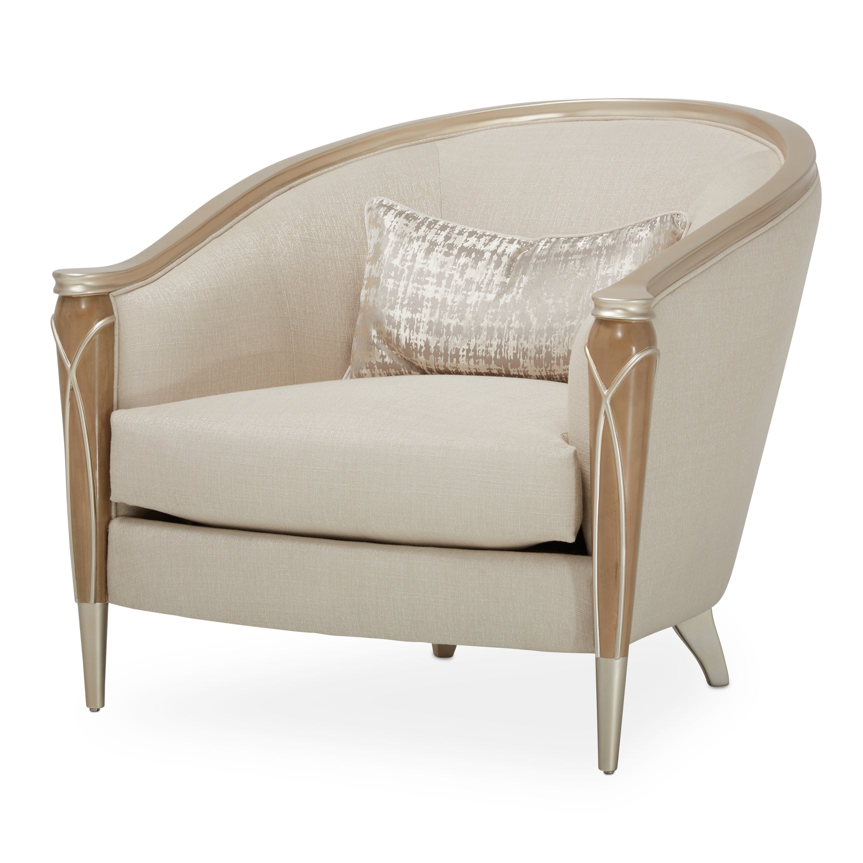 Villa Cherie Caramel/Pearl Matching Chair - Ornate Home
