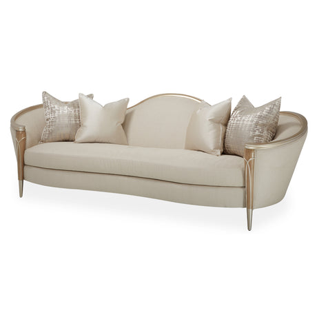 Villa Cherie Caramel/Pearl Sofa - Ornate Home