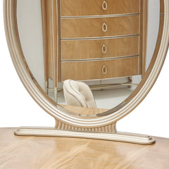Villa Cherie Caramel Vanity with Mirror - Ornate Home