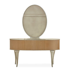 Villa Cherie Caramel Vanity with Mirror - Ornate Home
