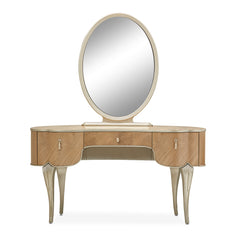 Villa Cherie Caramel Vanity with Mirror - Ornate Home