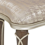 Villa Cherie Hazelnut/Bisque Ottoman - Ornate Home