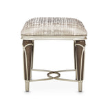 Villa Cherie Hazelnut/Bisque Ottoman - Ornate Home