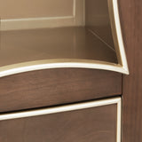 Villa-Cherie Hazelnut Bookcase - Ornate Home