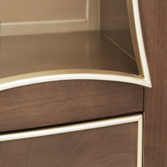 Villa-Cherie Hazelnut Bookcase - Ornate Home