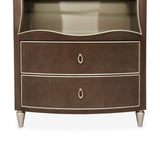 Villa-Cherie Hazelnut Bookcase - Ornate Home