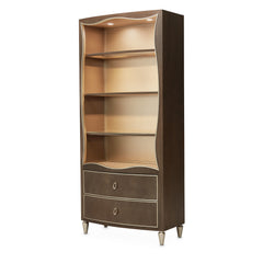 Villa-Cherie Hazelnut Bookcase - Ornate Home