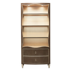 Villa-Cherie Hazelnut Bookcase - Ornate Home