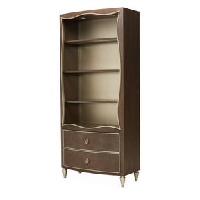 Villa-Cherie Hazelnut Bookcase - Ornate Home
