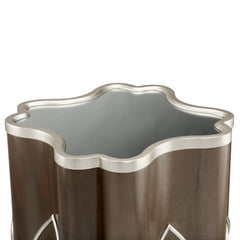 Villa-Cherie Hazelnut Chairside Table - Ornate Home