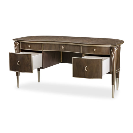 Villa-Cherie Hazelnut Desk - Ornate Home