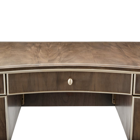 Villa-Cherie Hazelnut Desk - Ornate Home
