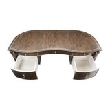 Villa-Cherie Hazelnut Desk - Ornate Home