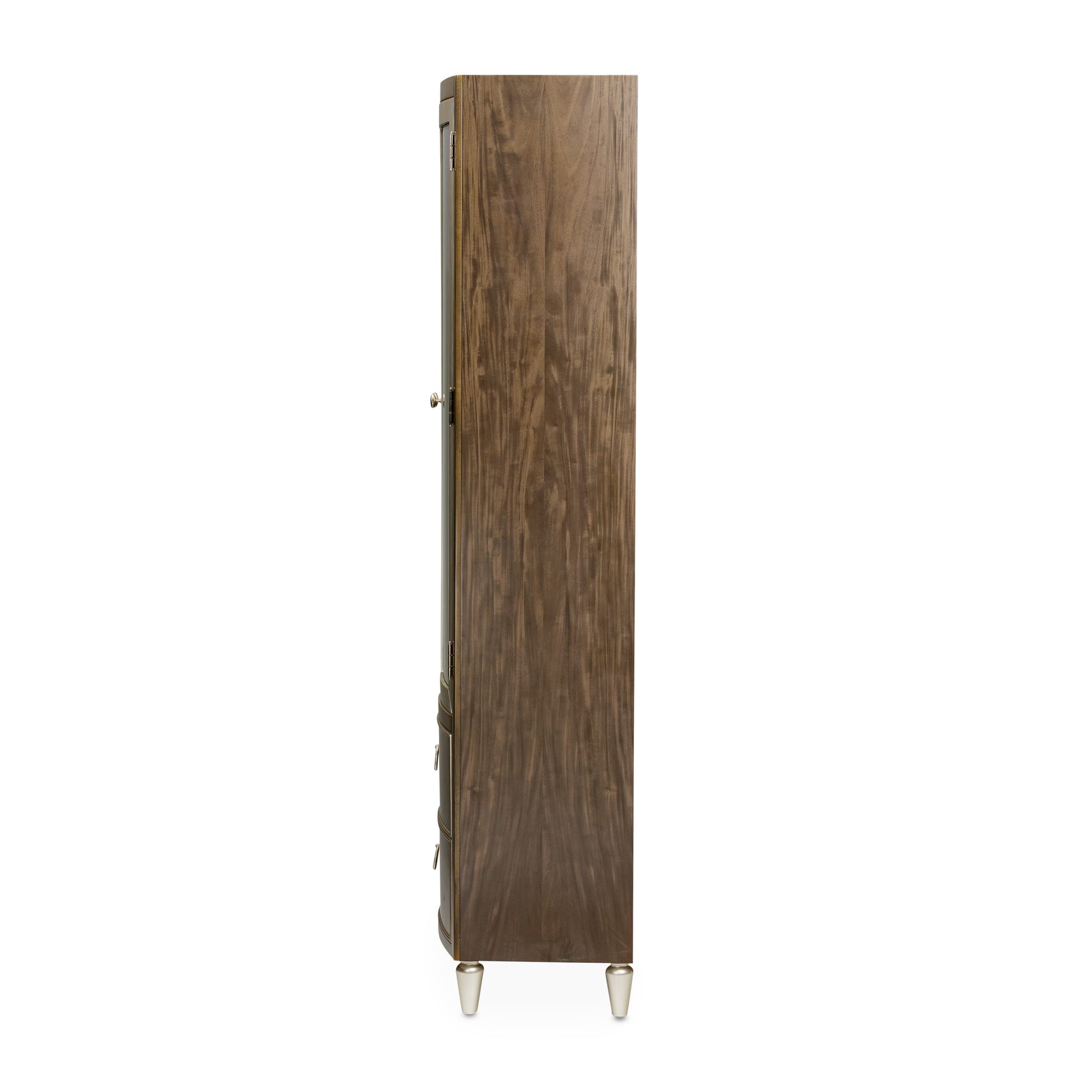 Villa-Cherie Hazelnut Display Cabinet - Ornate Home