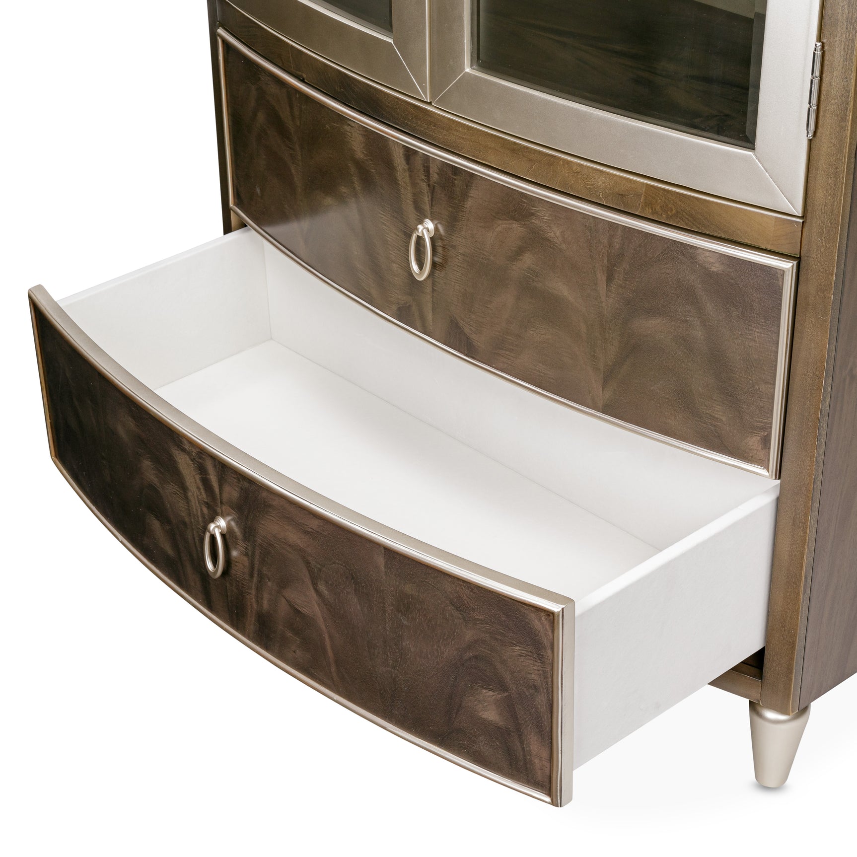 Villa-Cherie Hazelnut Display Cabinet - Ornate Home