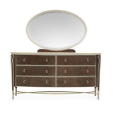 Villa-Cherie Hazelnut Dresser & Mirror - Ornate Home