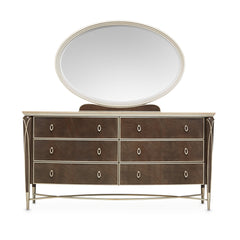 Villa-Cherie Hazelnut Dresser & Mirror - Ornate Home
