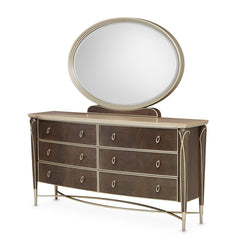 Villa-Cherie Hazelnut Dresser & Mirror - Ornate Home