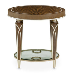 Villa-Cherie Hazelnut End Table - Ornate Home