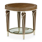 Villa-Cherie Hazelnut End Table - Ornate Home