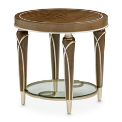 Villa-Cherie Hazelnut End Table - Ornate Home
