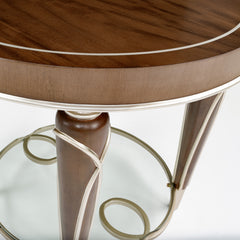 Villa-Cherie Hazelnut End Table - Ornate Home