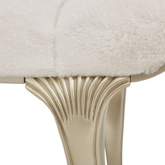 Villa-Cherie Hazelnut/Faux Fur Bed Bench - Ornate Home