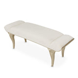 Villa-Cherie Hazelnut/Faux Fur Bed Bench - Ornate Home