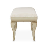 Villa-Cherie Hazelnut/Faux Fur Bed Bench - Ornate Home