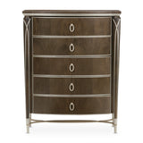 Villa-Cherie Hazelnut Highboy Chest - Ornate Home