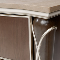 Villa-Cherie Hazelnut Nightstand - Ornate Home