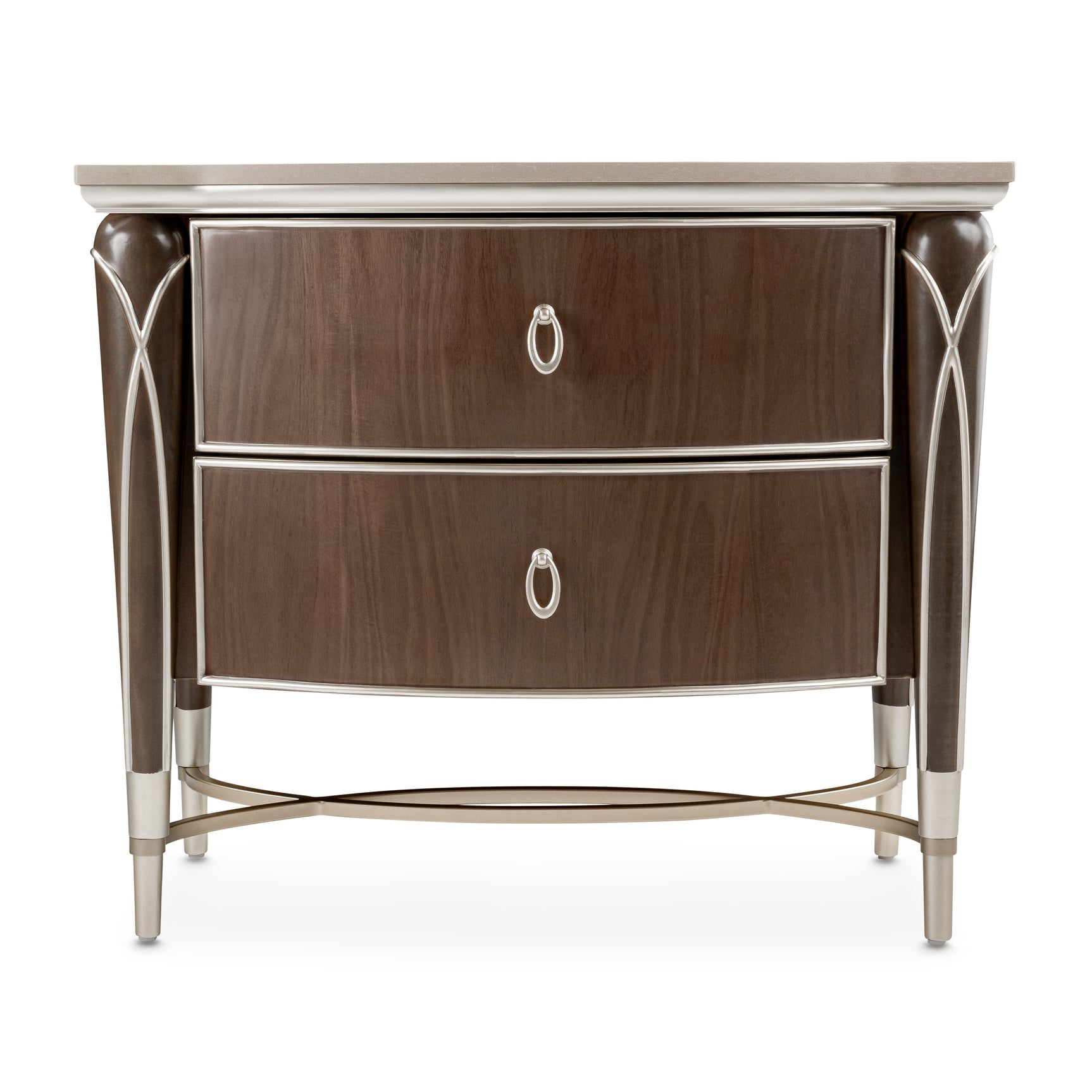 Villa-Cherie Hazelnut Nightstand - Ornate Home