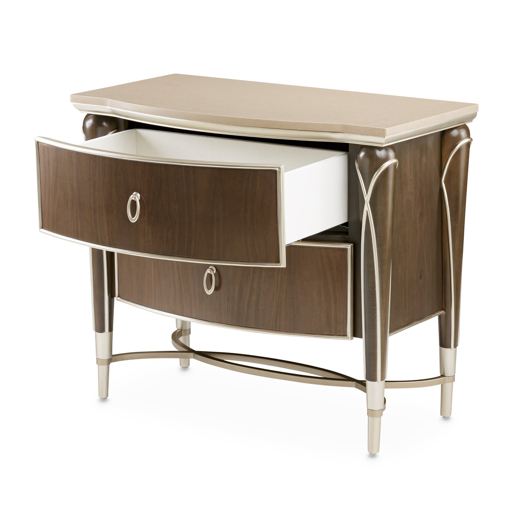 Villa-Cherie Hazelnut Nightstand - Ornate Home