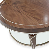 Villa-Cherie Hazelnut Oval Cocktail Table - Ornate Home
