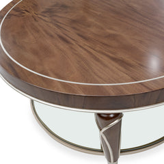 Villa-Cherie Hazelnut Oval Cocktail Table - Ornate Home